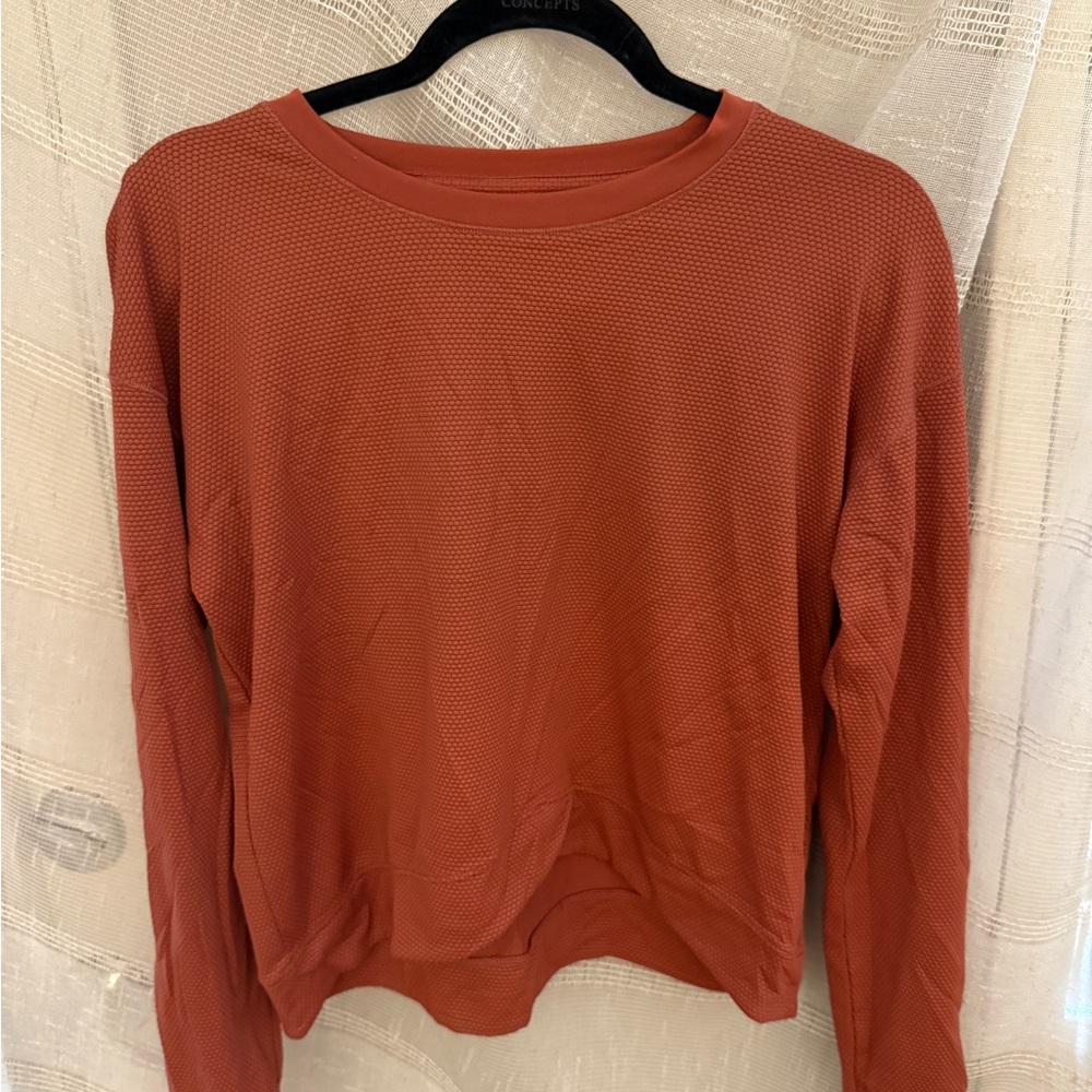CALIA by Carrie Underwood Orange Long Sleeve Sweatshirt